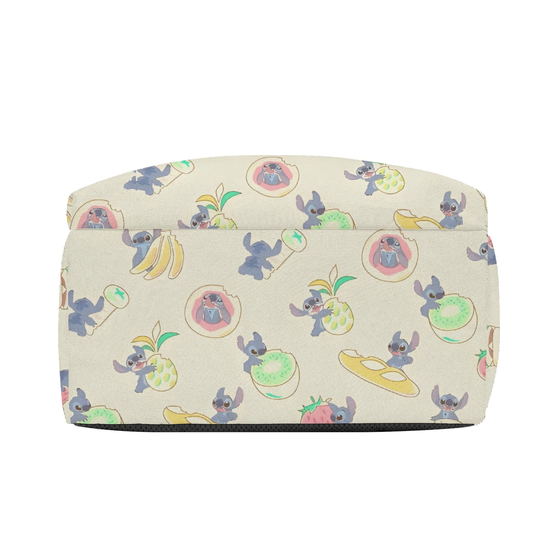 Stitch Food Backpack, Funny Fruit & Snack Print Rucksack, Casual Anime Style Bag for Everyday Use BPGR17