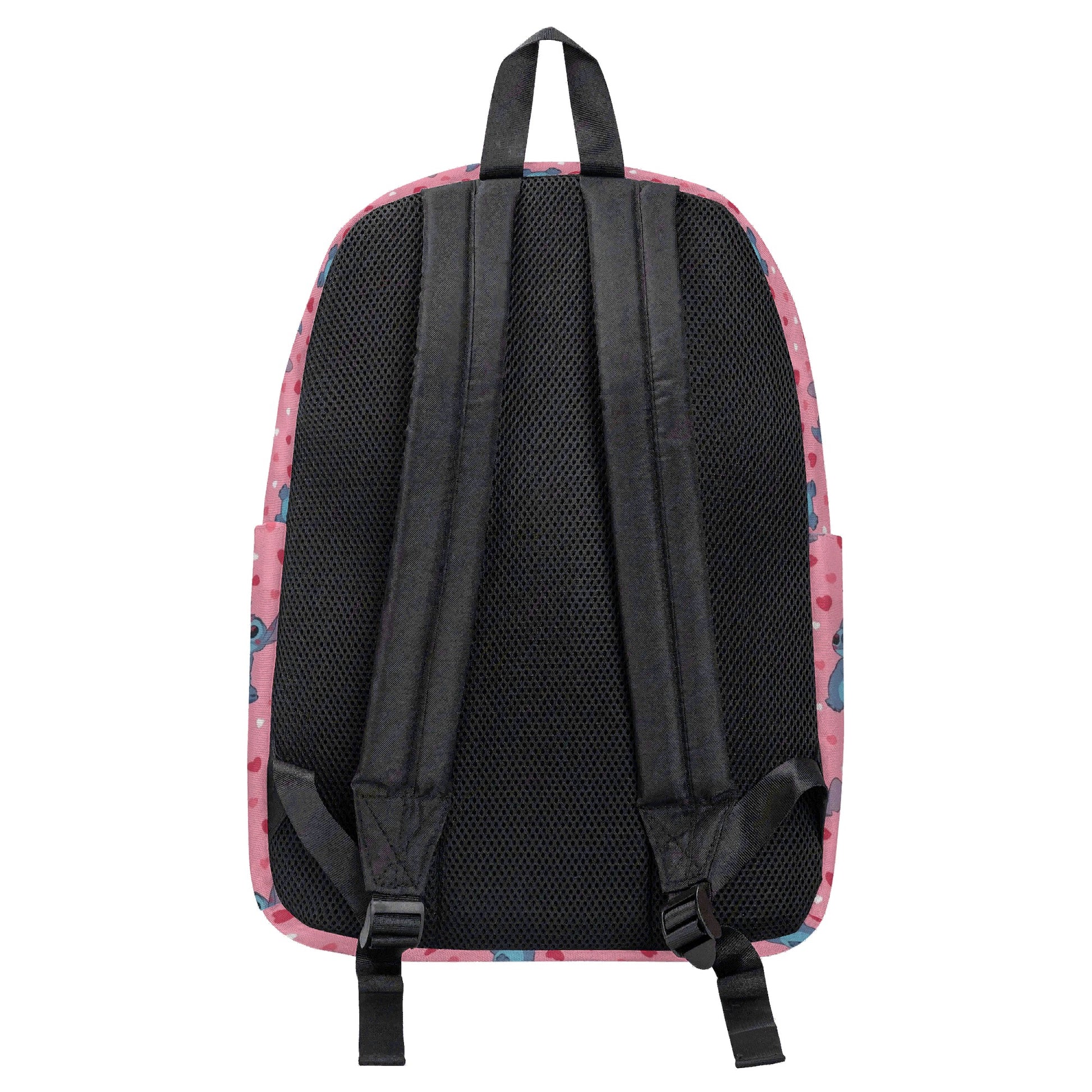 Stitch Pink Backpack, Heart Pattern Kawaii Style Bag, Cute Valentine Gift for Girls BPGR18