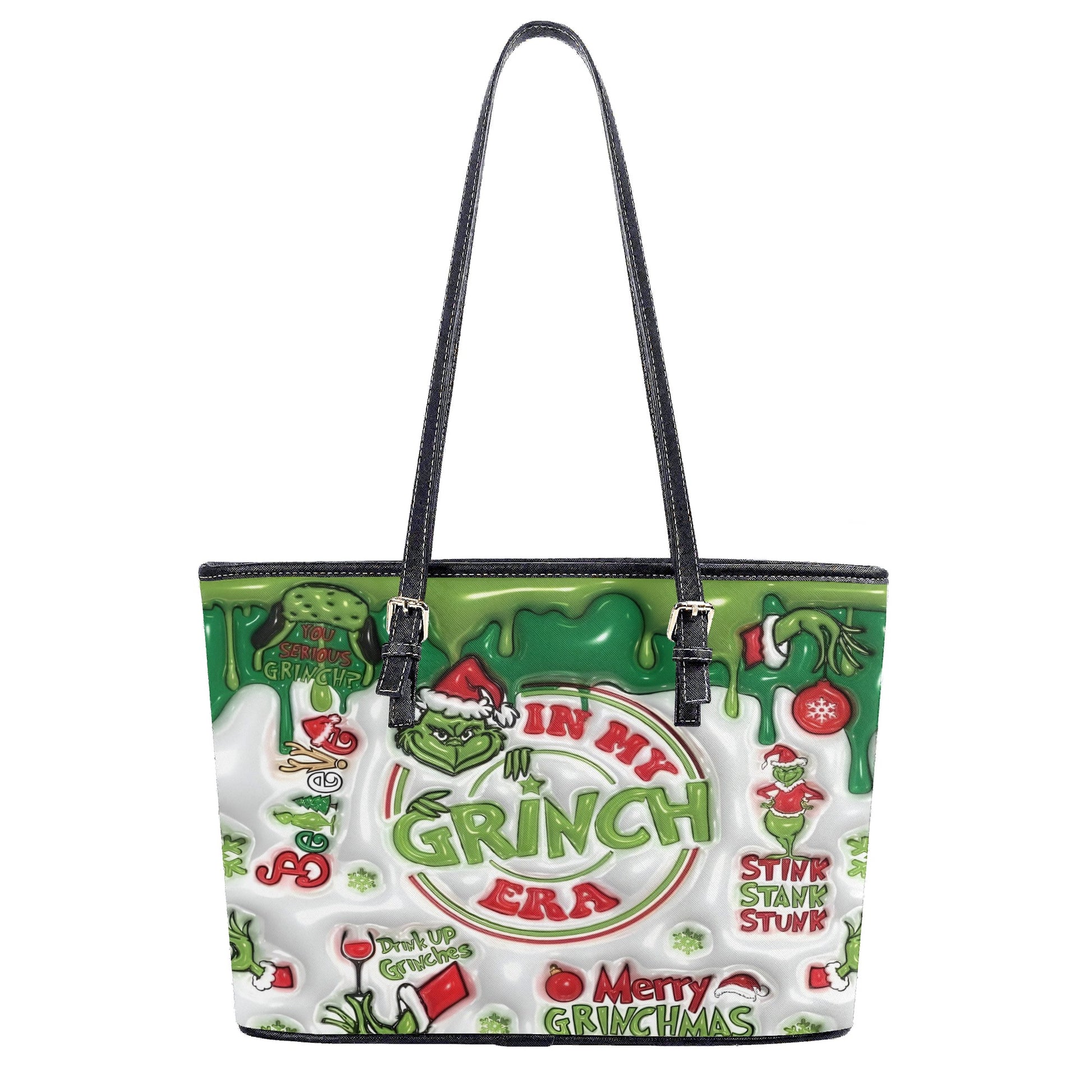 In My Grinch Era HandBag, Grinch Santa Handbag, Funny Christmas Purse, Holiday Party Gift, Festive Winter Accessory