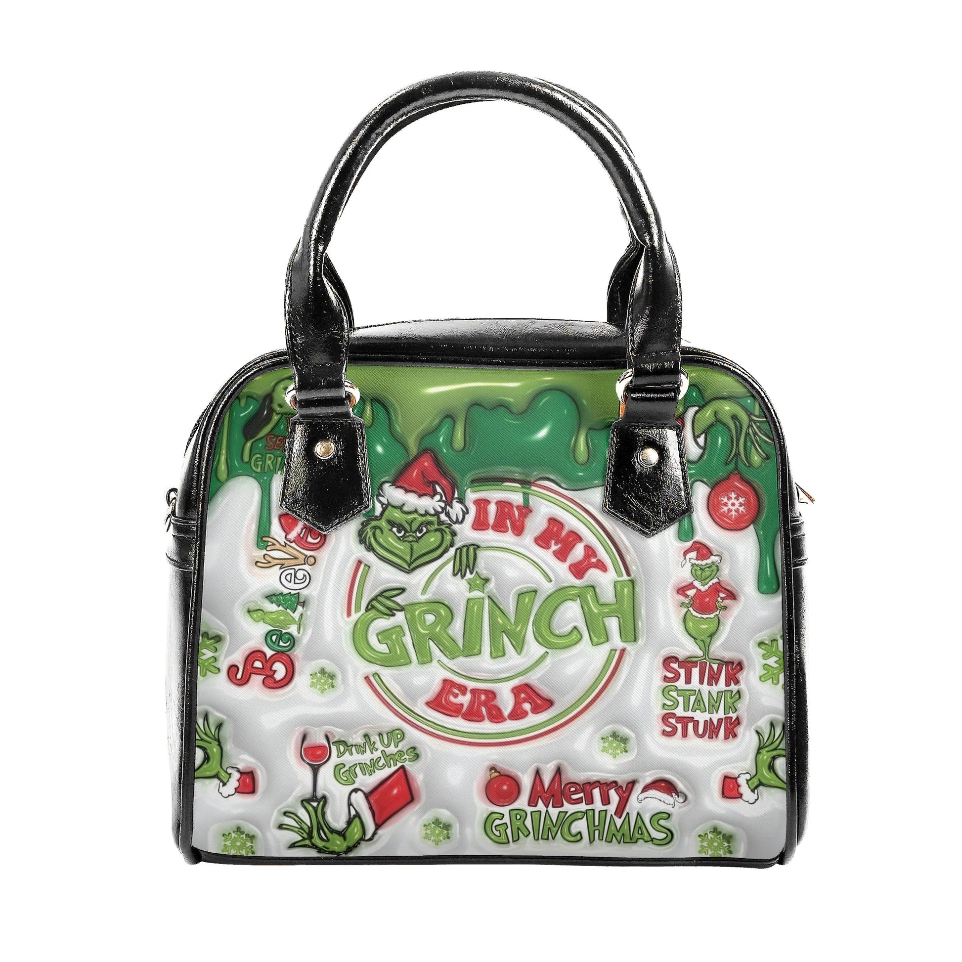 In My Grinch Era HandBag, Grinch Santa Handbag, Funny Christmas Purse, Holiday Party Gift, Festive Winter Accessory