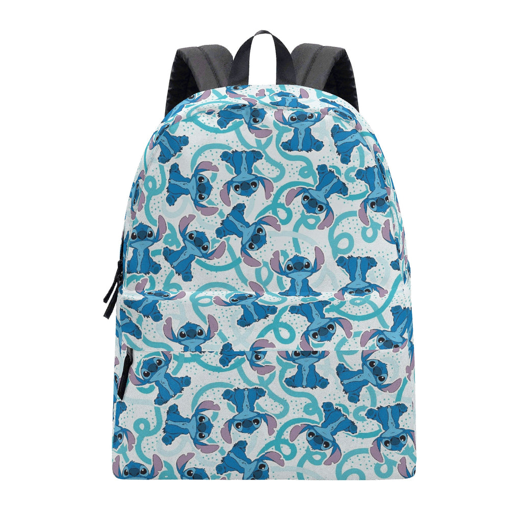 Stitch Tropical Backpack, Colorful Jungle Leaf Print Bag, Summer Fashion Daypack for Teens BPGR19