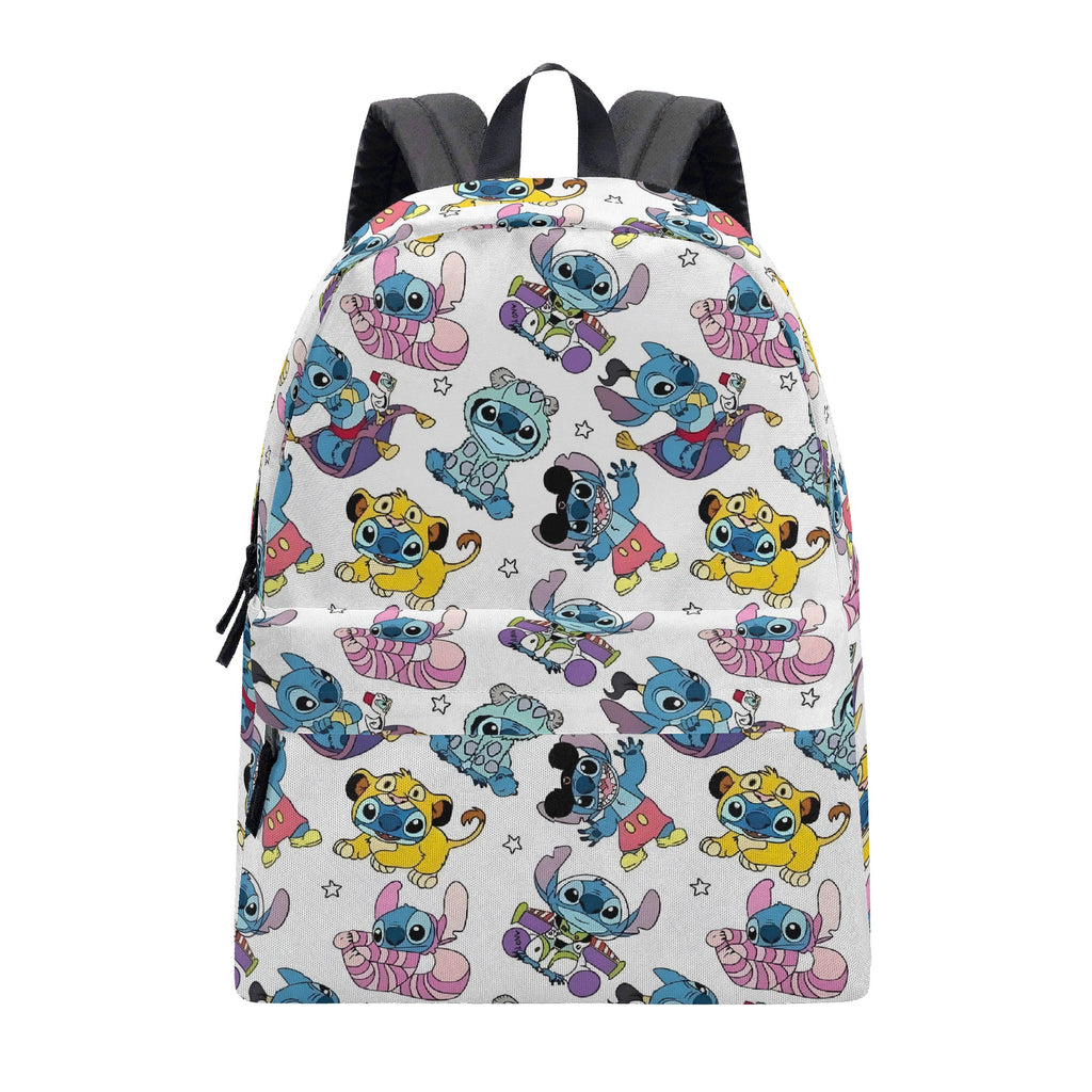 Stitch Cosplay Backpack, Fun Character Costume Print Bag, Colorful Cartoon Daypack for Fans BPGR21