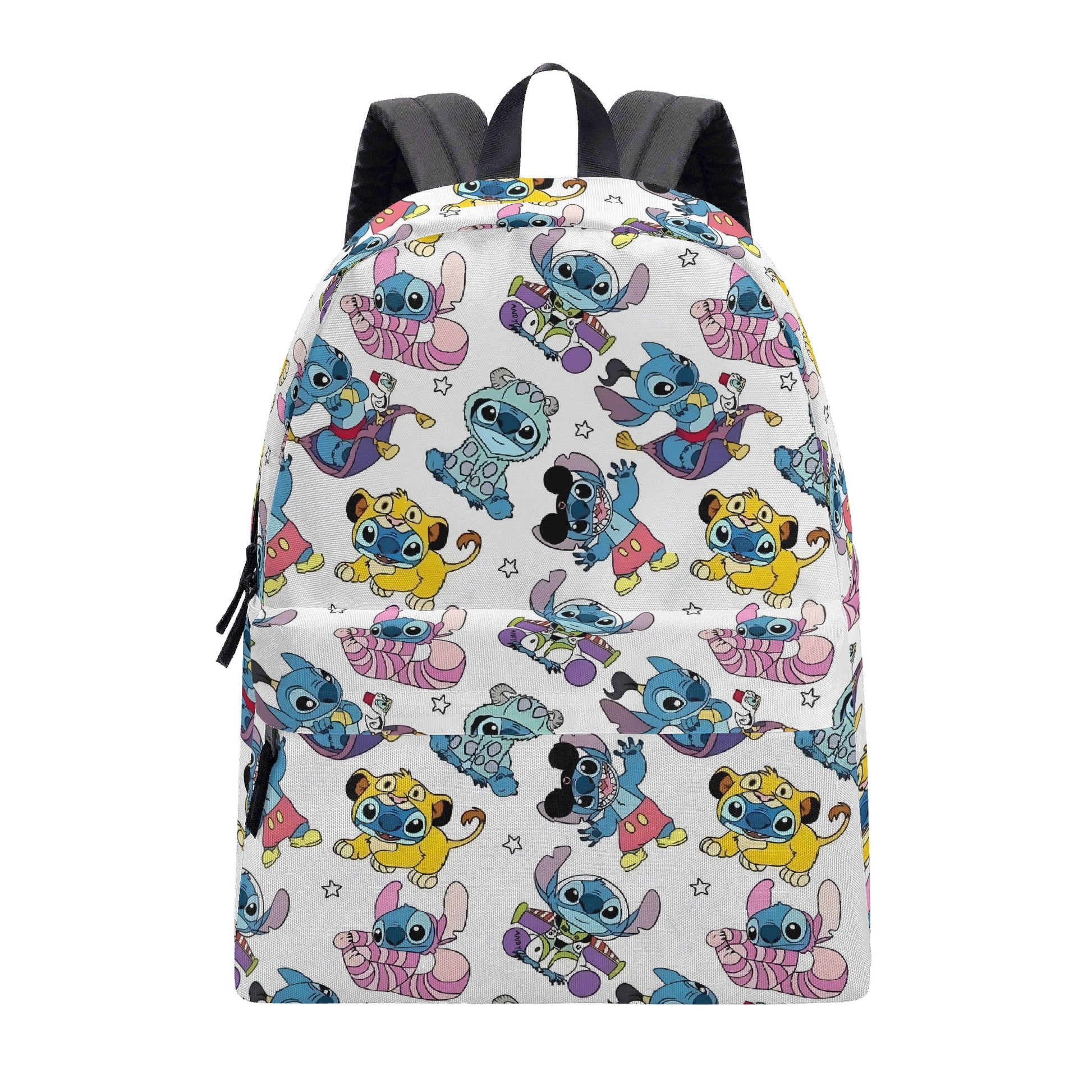 Stitch Cosplay Backpack, Fun Character Costume Print Bag, Colorful Cartoon Daypack for Fans BPGR21