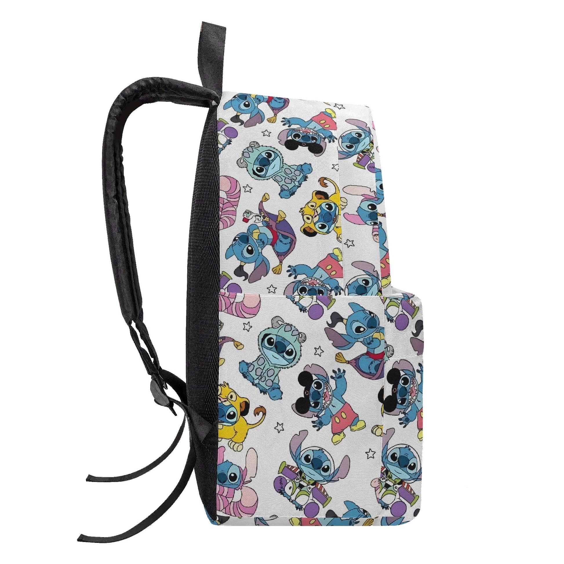 Stitch Cosplay Backpack, Fun Character Costume Print Bag, Colorful Cartoon Daypack for Fans BPGR21