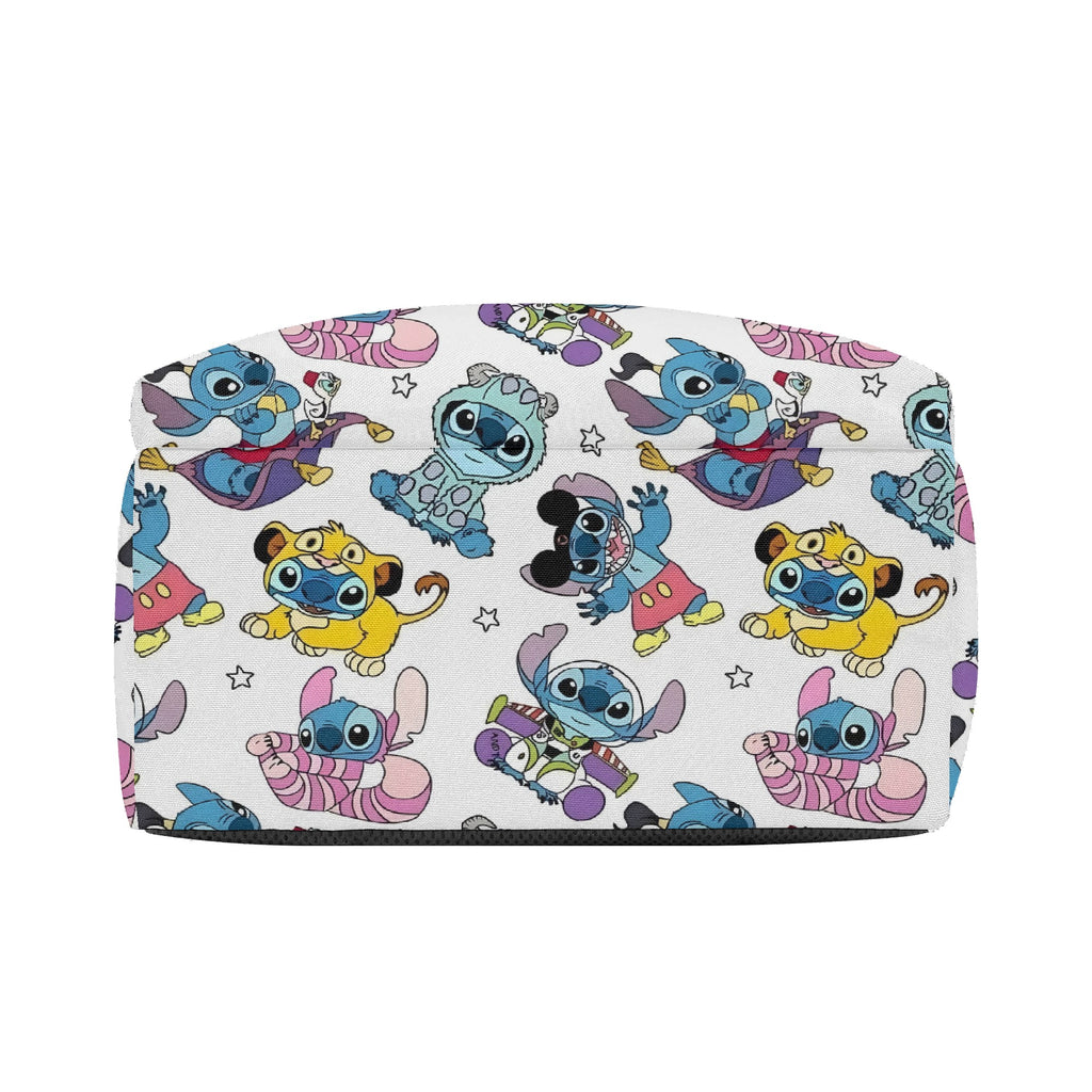 Stitch Cosplay Backpack, Fun Character Costume Print Bag, Colorful Cartoon Daypack for Fans BPGR21