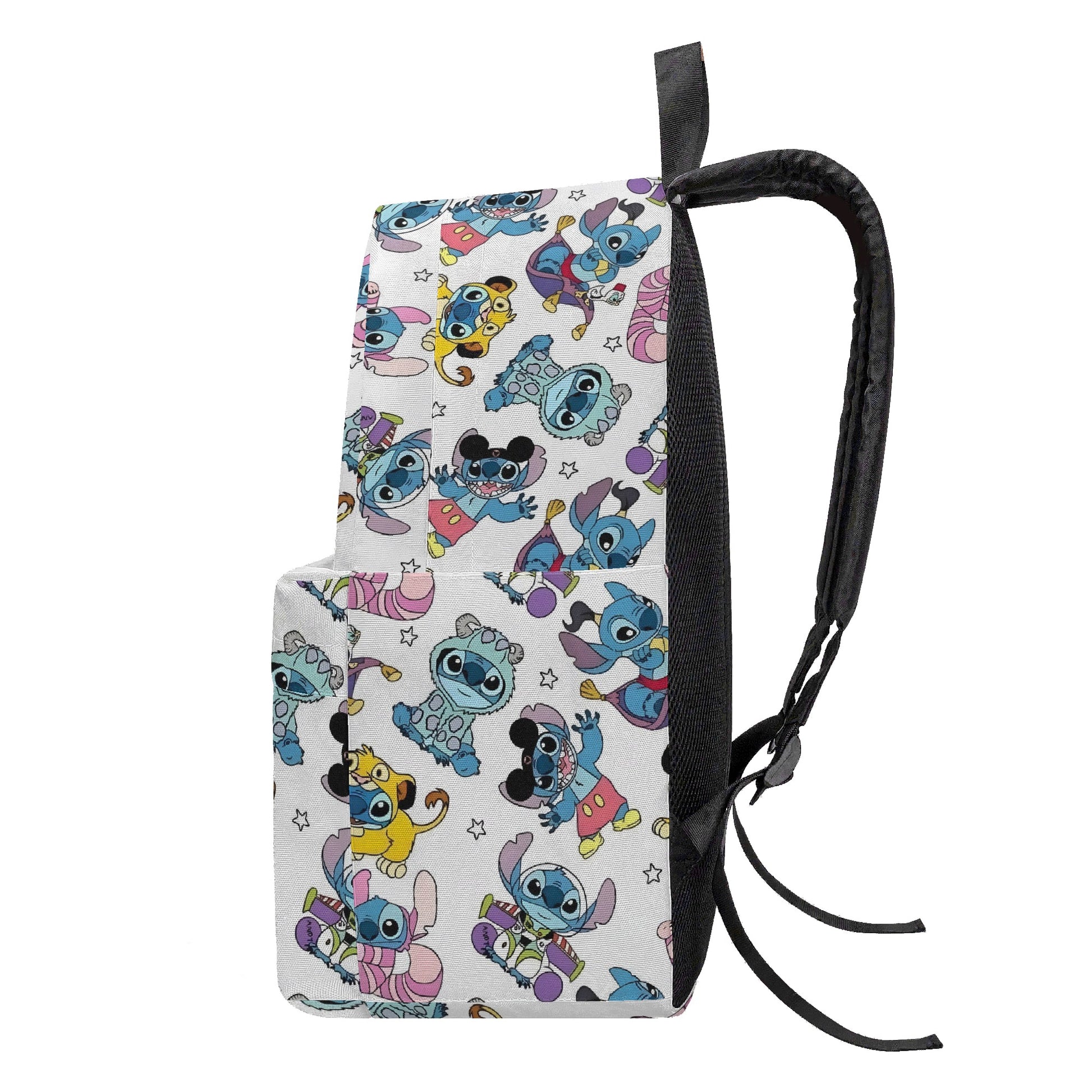 Stitch Cosplay Backpack, Fun Character Costume Print Bag, Colorful Cartoon Daypack for Fans BPGR21