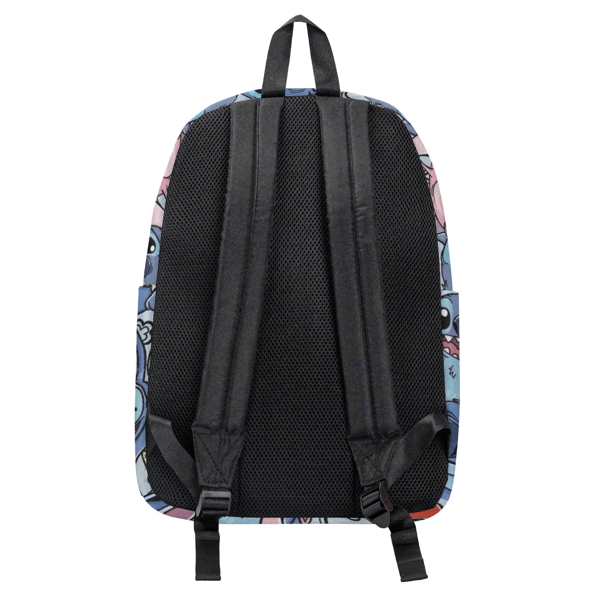 Stitch and Angel Backpack, Love Heart Pop Art Print, Cute Couple Cartoon Bag for Fans BPGR25