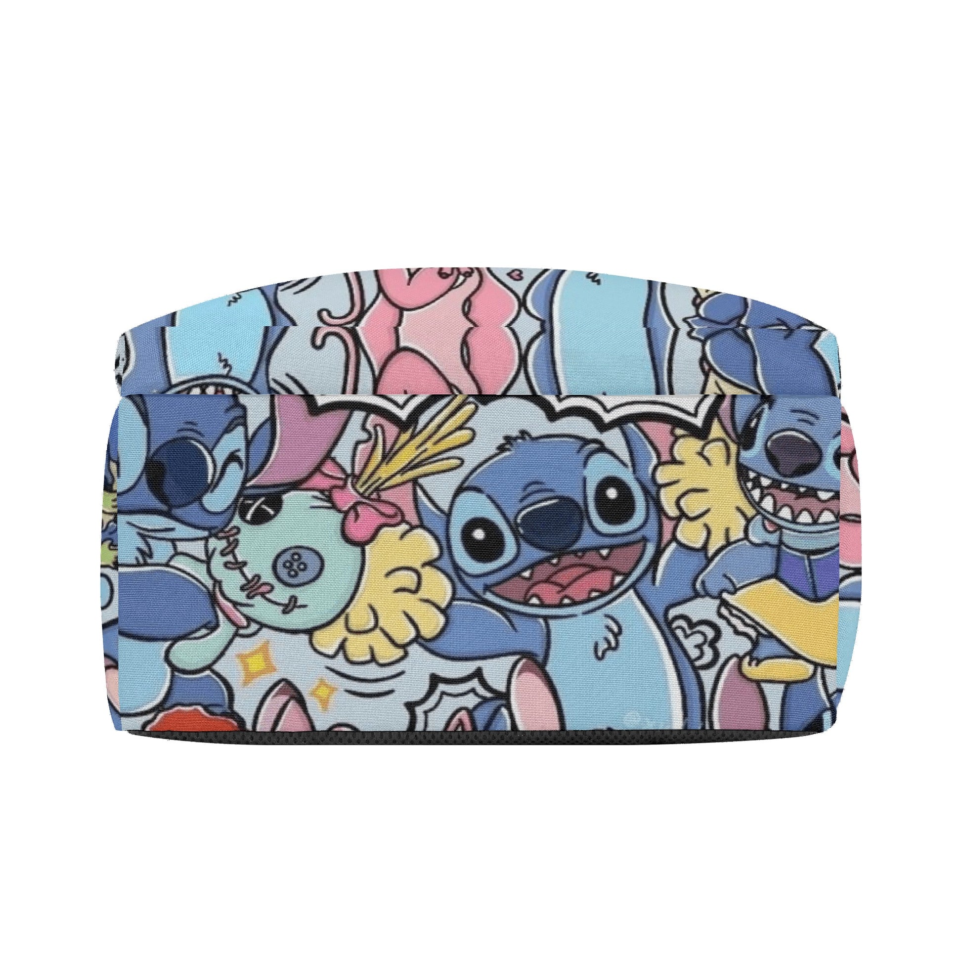 Stitch and Angel Backpack, Love Heart Pop Art Print, Cute Couple Cartoon Bag for Fans BPGR25