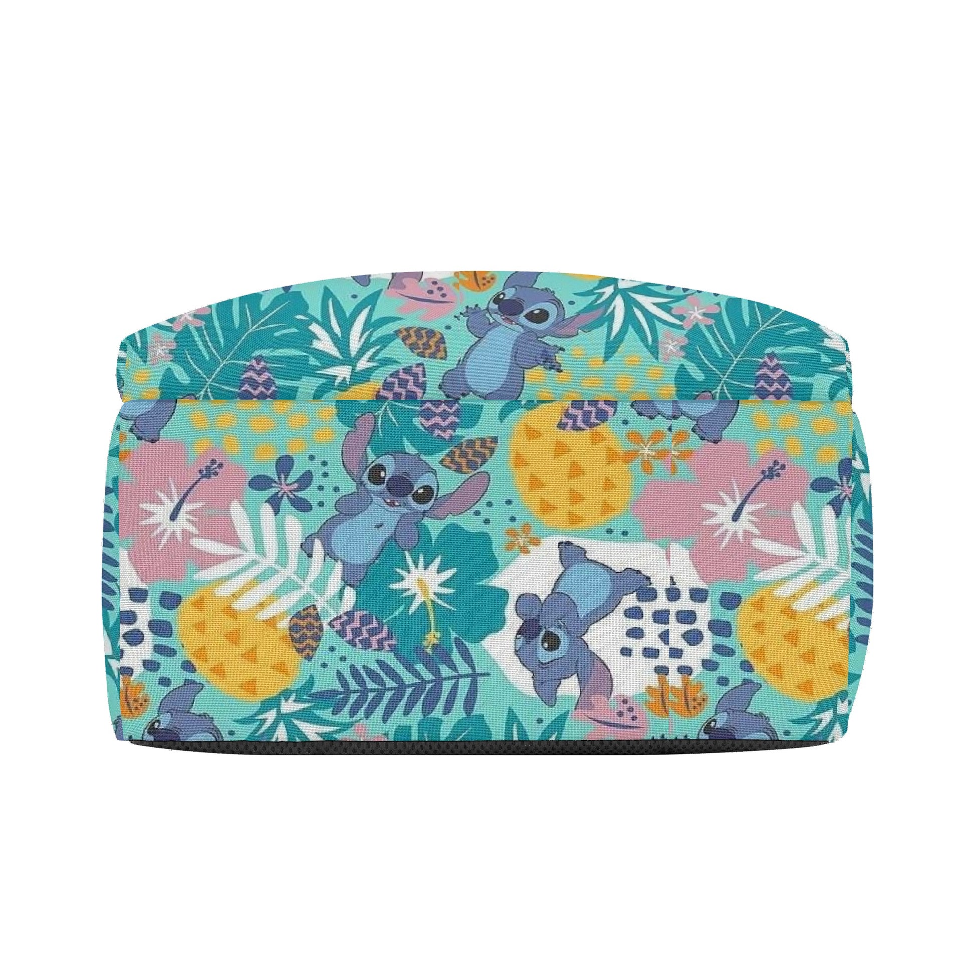 Stitch Backpack for Kids and Adults, Cute Hawaiian Pineapple Print School Bag, Cartoon Character Travel Backpack BPGR28