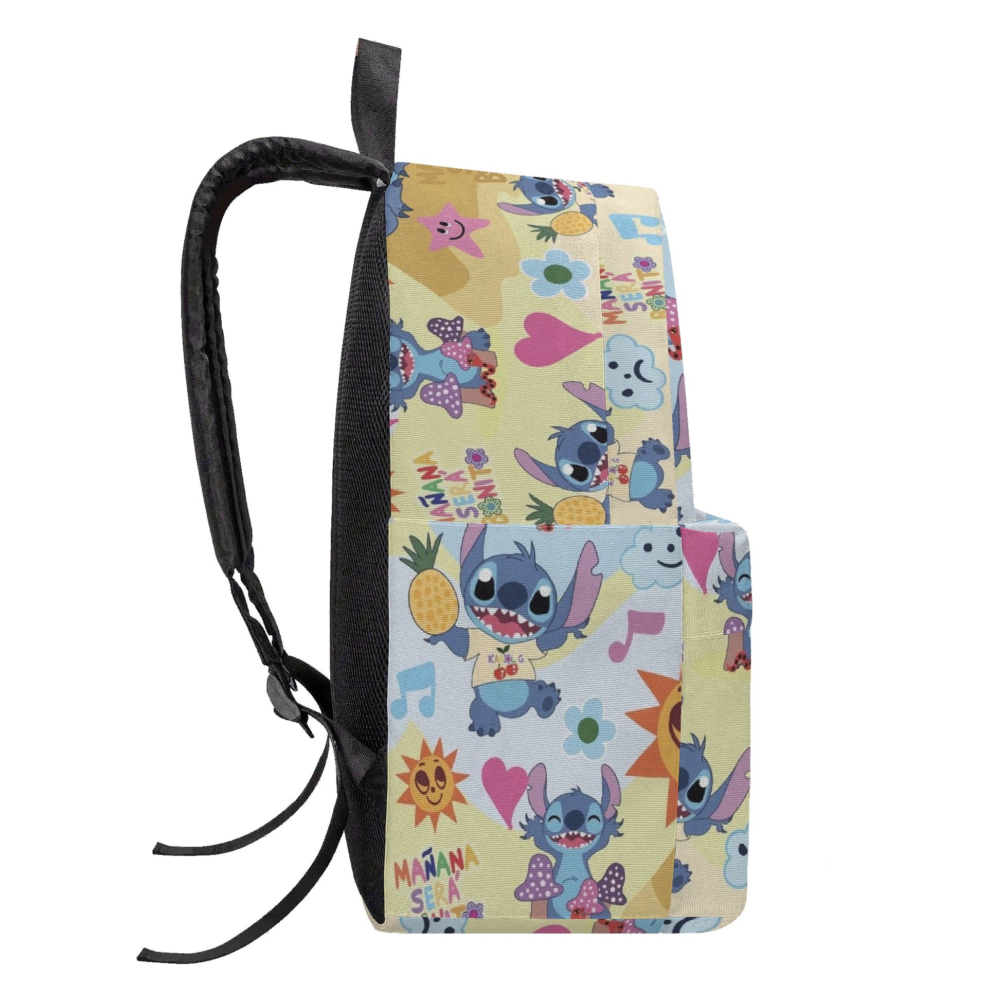 Stitch Backpack, Cute Rainbow Sun Print School Bag, Cartoon Travel Backpack for Kids and Teens BPGR29