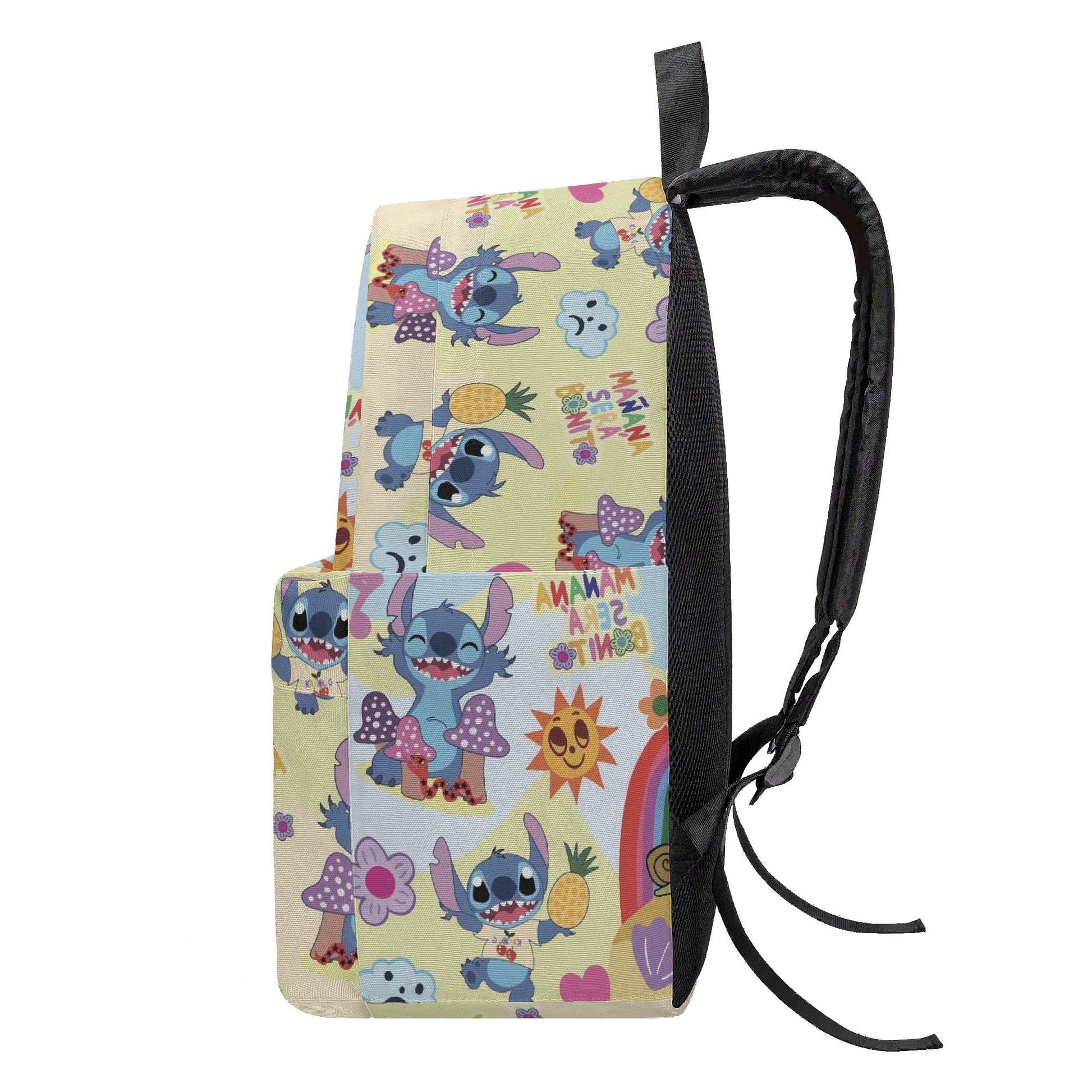 Stitch Backpack, Cute Rainbow Sun Print School Bag, Cartoon Travel Backpack for Kids and Teens BPGR29