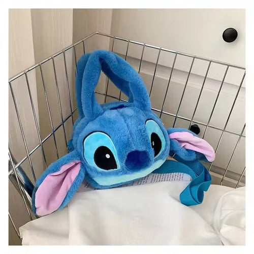 Cartoon Stitch Plush Cartoon Backpack, Backpack Stitch, Plush Backpack, Cartoon Bags, Gift Stitch Bag