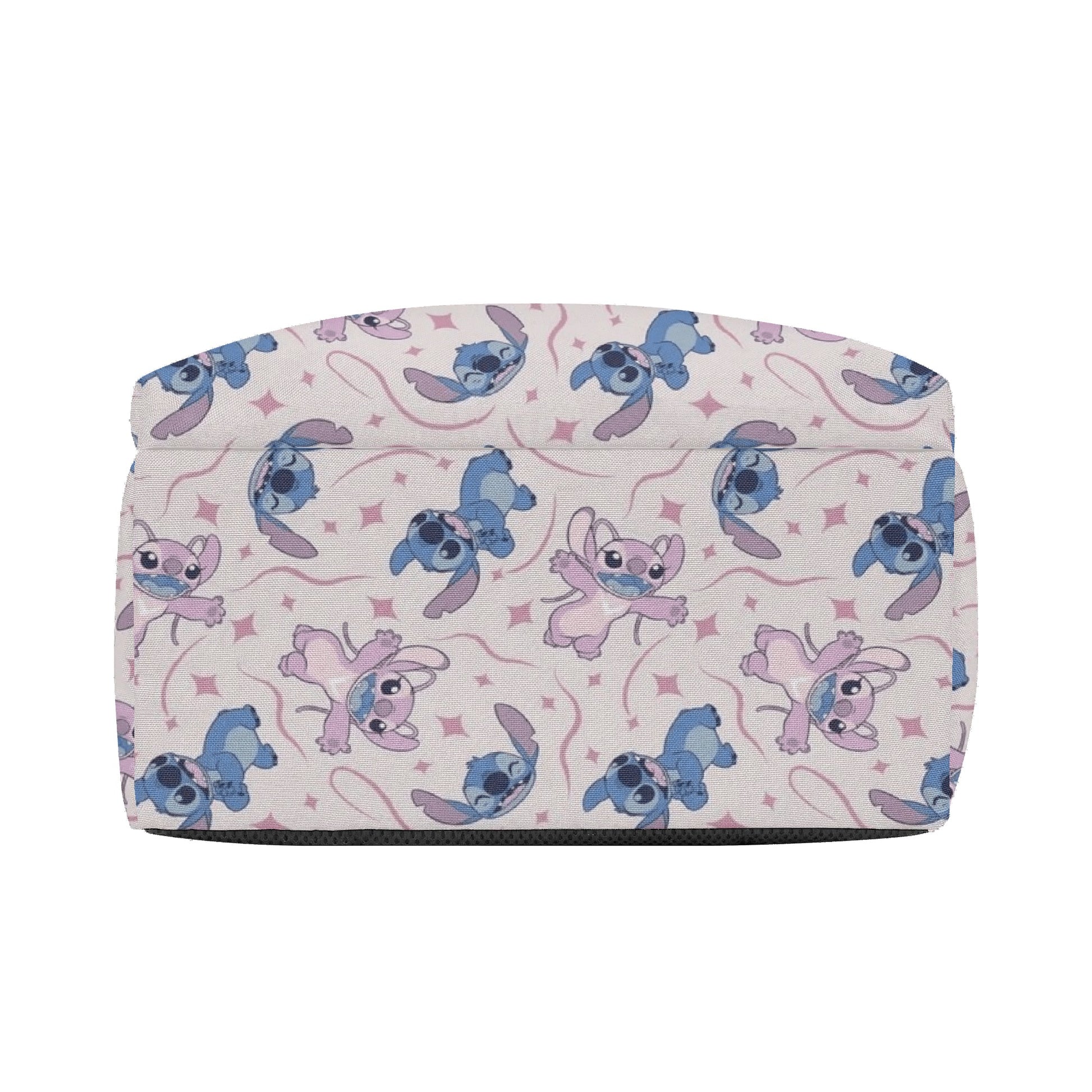 Stitch and Angel Backpack, Cute Pink Star Print School Bag, Cartoon Travel Backpack for Kids and Teens BPGR30