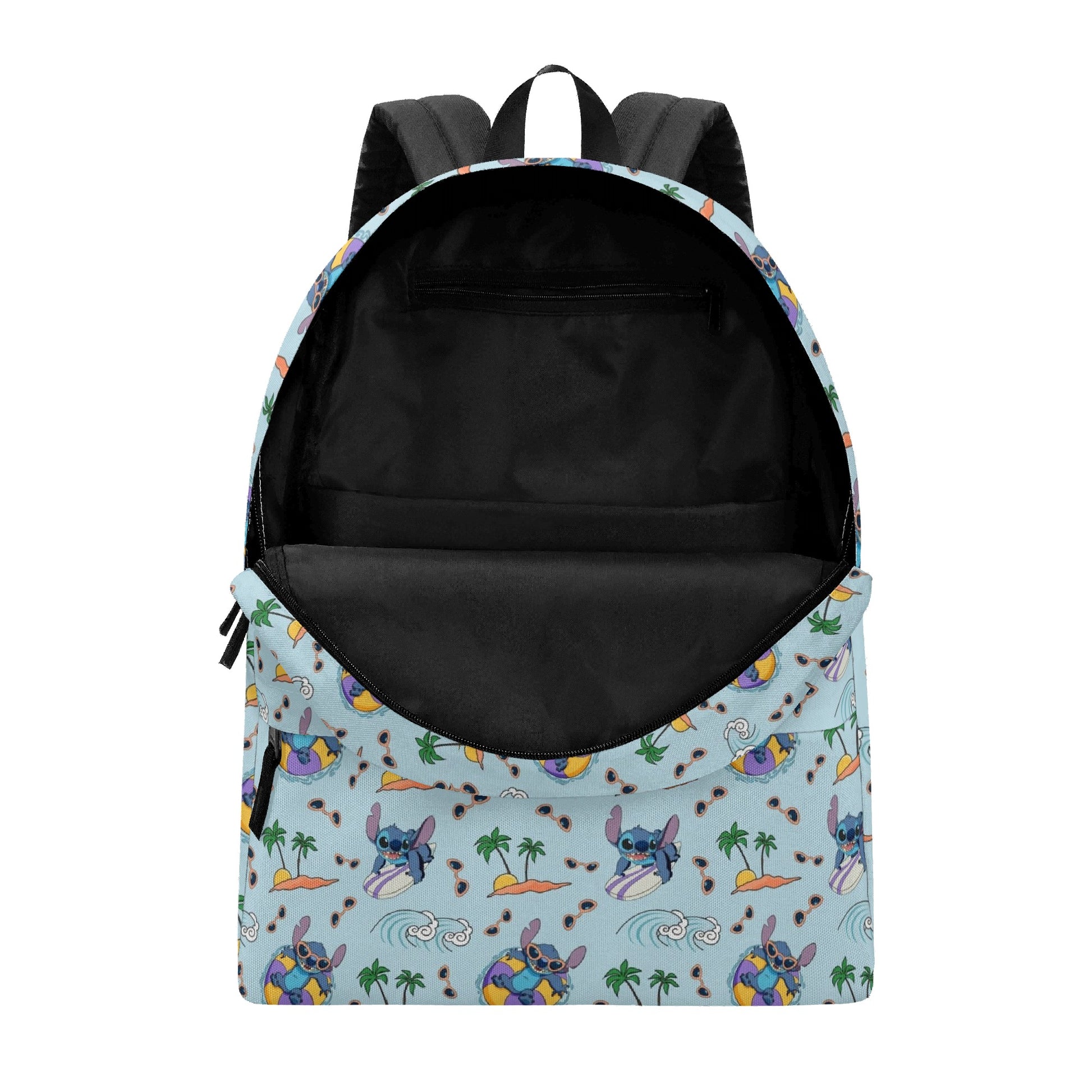 Stitch Backpack, Cute Surfing Beach Print School Bag, Cartoon Travel Backpack for Kids and Teens BPGR31