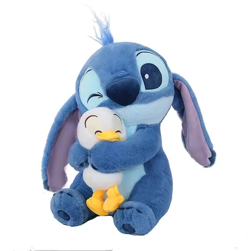 Cartoon Stitch With Duck Plush Cartoon Plush Toy, Stitch Plush Toy, Plush Toy, Cartoon Plush Toy, Gift Stitch Plush Toy