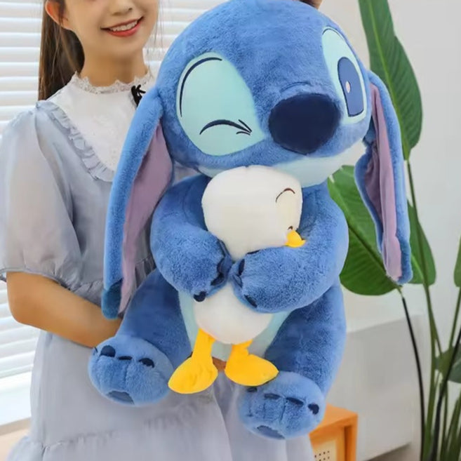 Cartoon Stitch With Duck Plush Cartoon Plush Toy, Stitch Plush Toy, Plush Toy, Cartoon Plush Toy, Gift Stitch Plush Toy