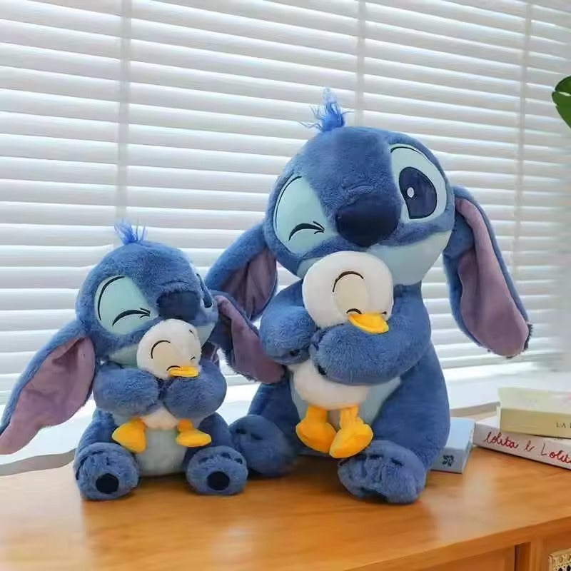 Cartoon Stitch With Duck Plush Cartoon Plush Toy, Stitch Plush Toy, Plush Toy, Cartoon Plush Toy, Gift Stitch Plush Toy