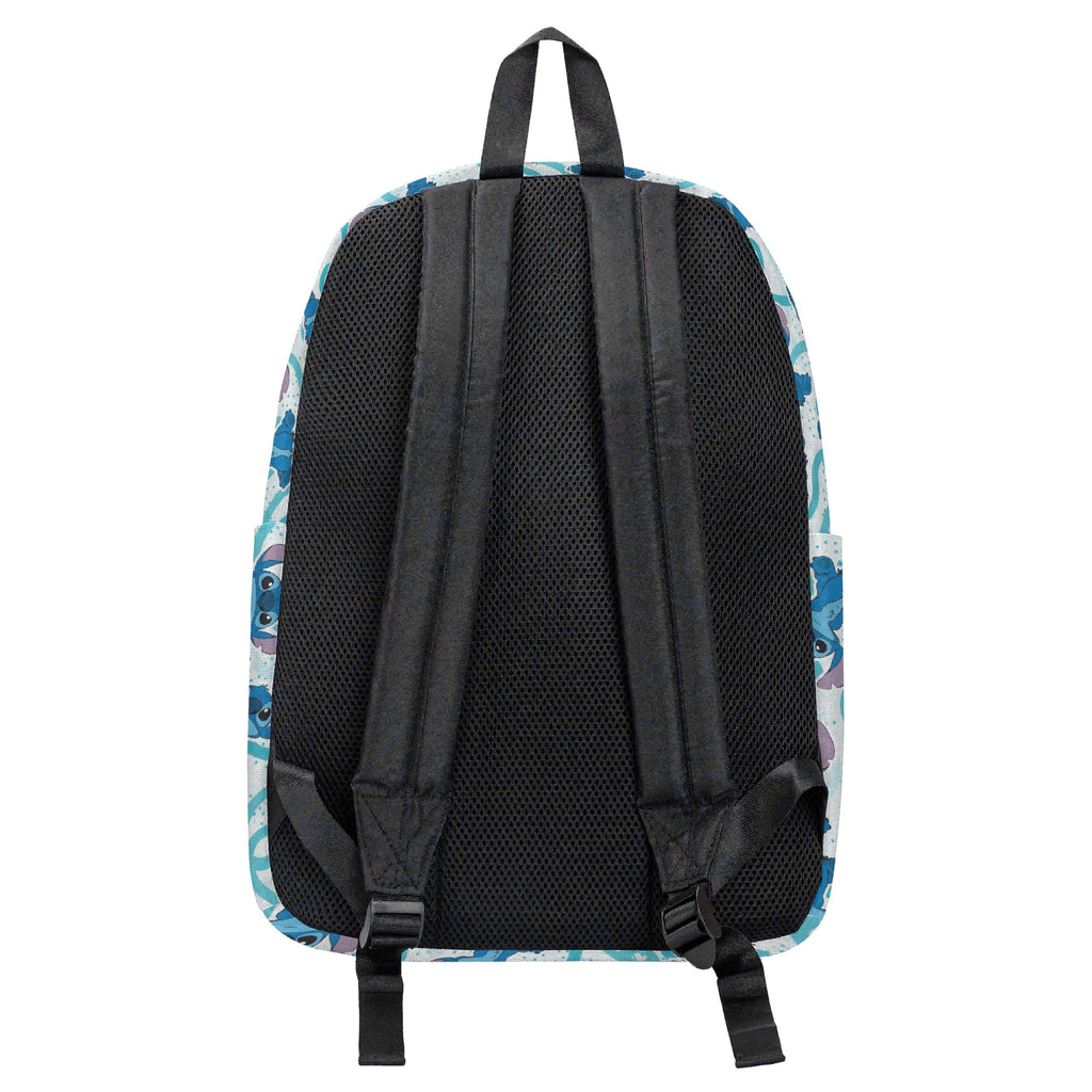 Stitch Backpack, Fun Blue Cartoon Print School Bag, Cute Character Travel Backpack for Kids and Teens BPGR32
