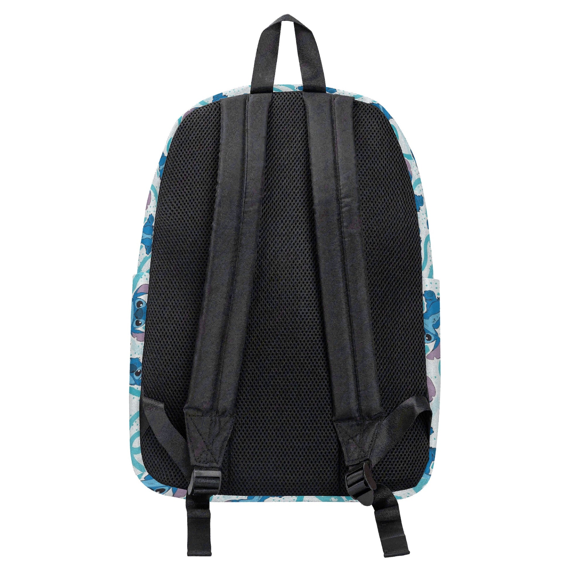 Stitch Backpack, Fun Blue Cartoon Print School Bag, Cute Character Travel Backpack for Kids and Teens BPGR32