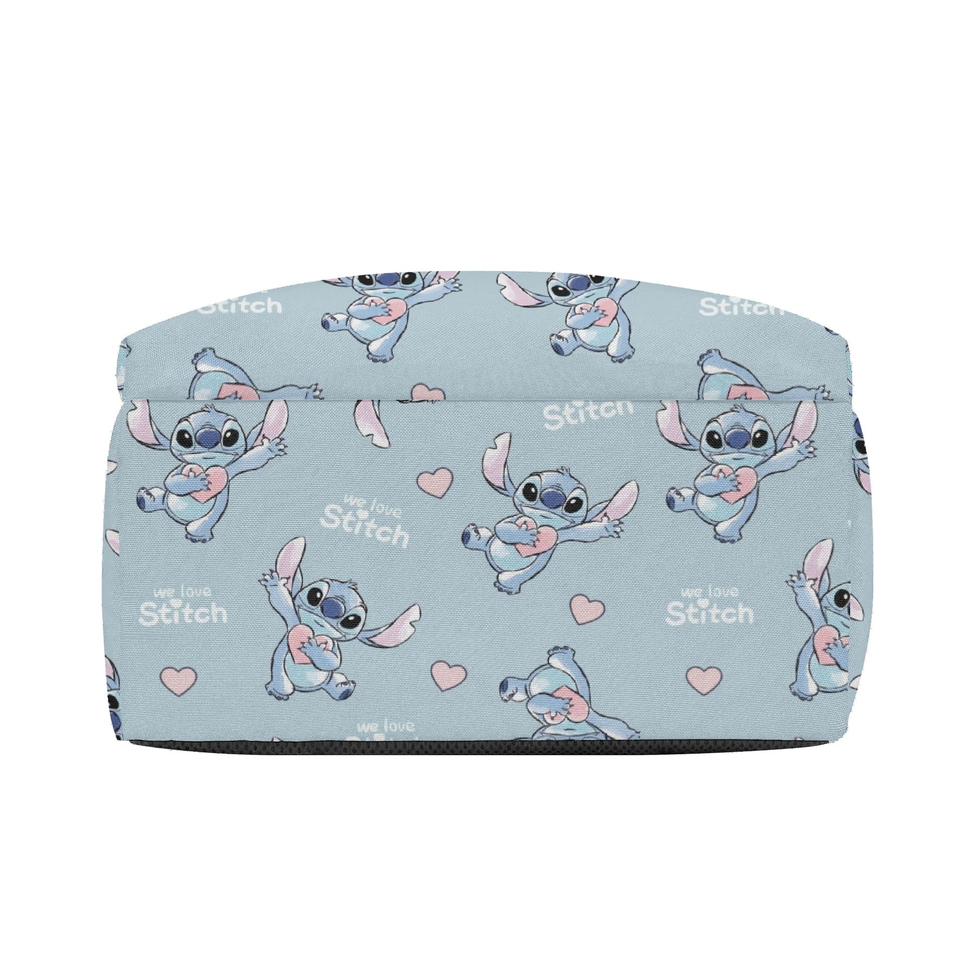 Stitch Love Backpack, Cute Heart Print Cartoon School Bag, Valentine Gift Bag BPGR13