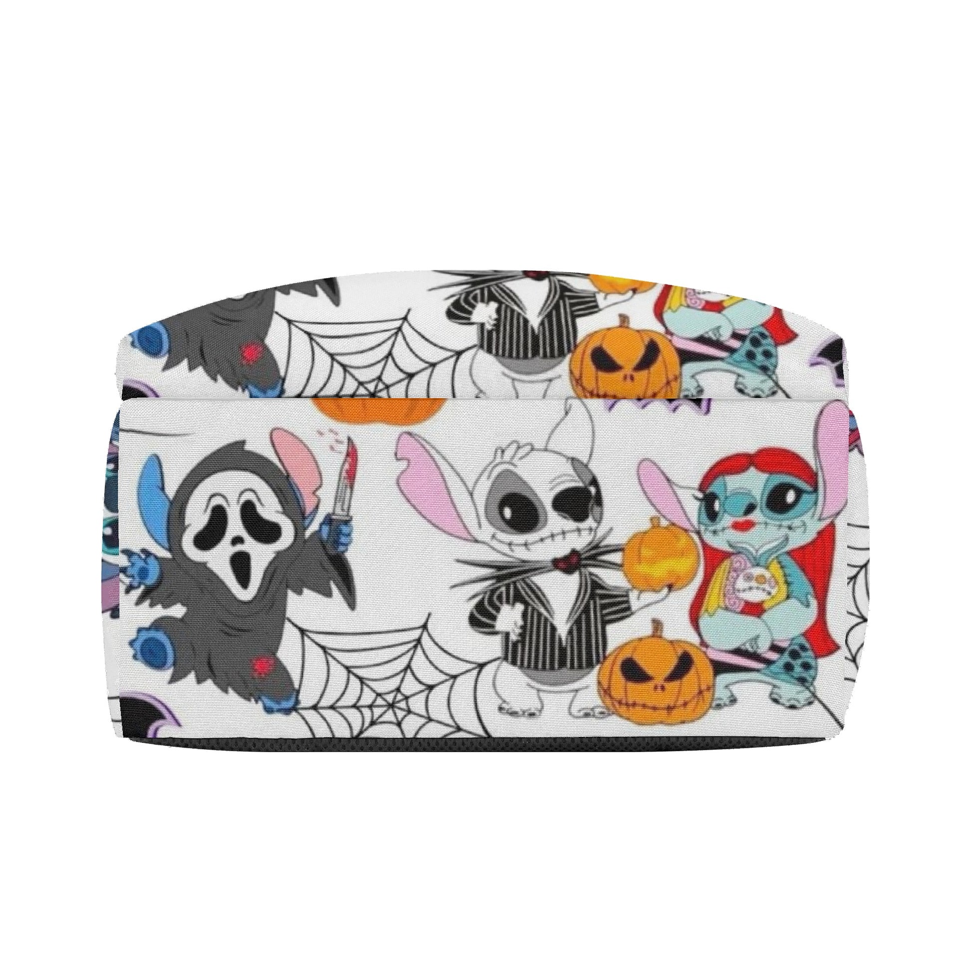 Stitch Halloween Backpack, Spooky Cartoon Print School Bag, Trick or Treat Travel Backpack BPGR14