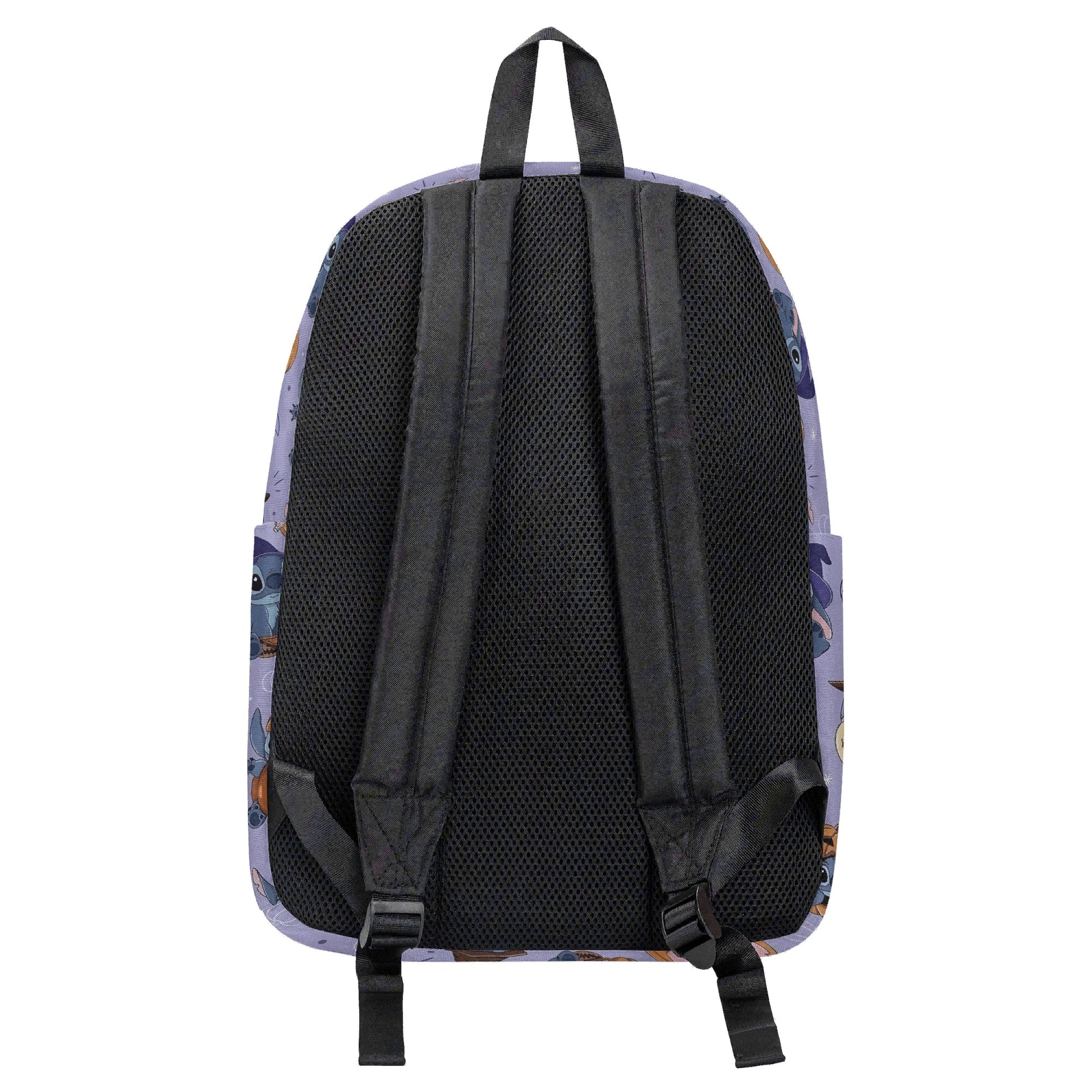 Stitch Halloween Backpack, Cute Pumpkin Witch Print School Bag, Spooky Cartoon Travel Backpack BPGR15