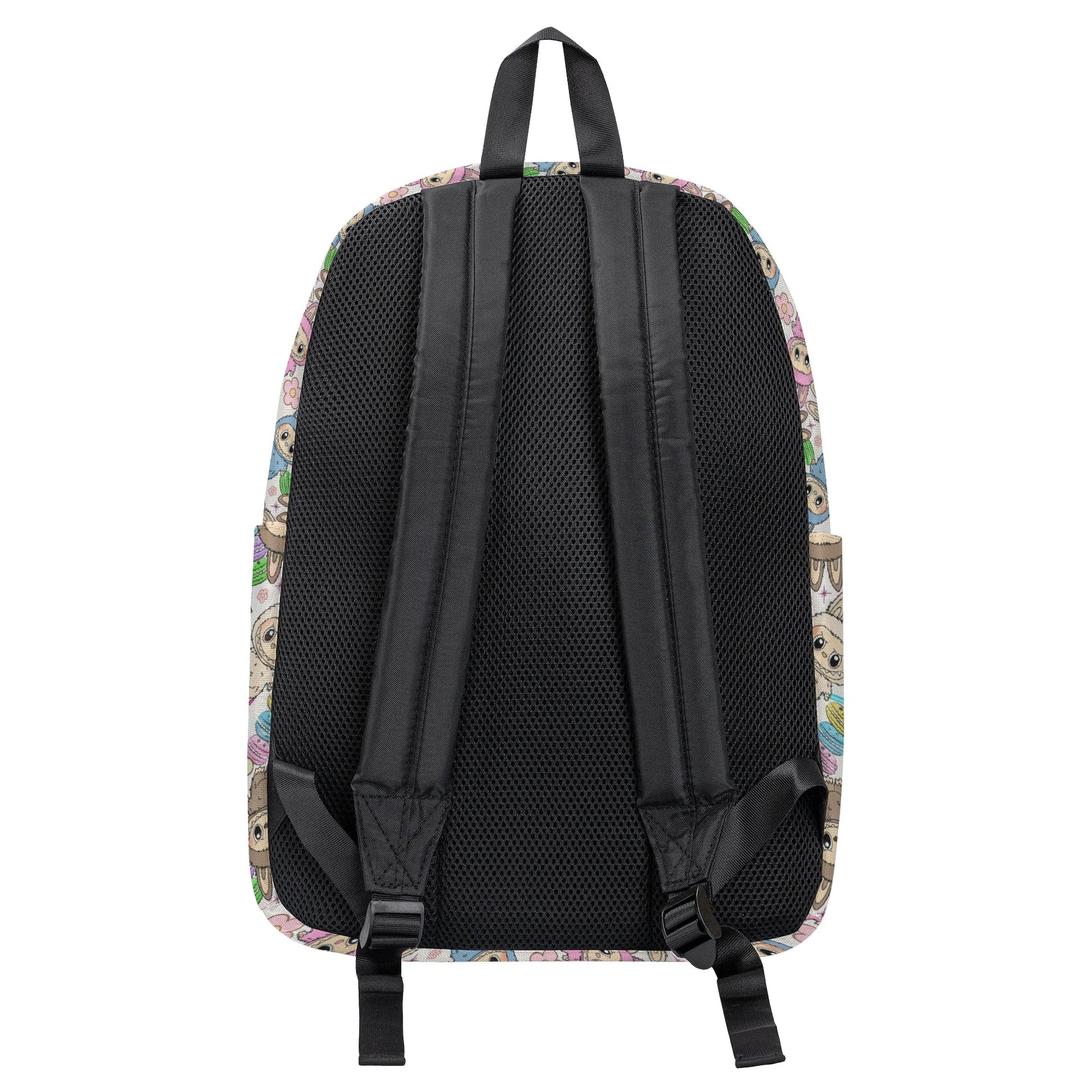 Sweet Labubu Candy Backpack, Kawaii Cartoon School Bag with Macarons & Lollipops, Cute Pastel Bookbag Gift for Kids & Fans BPGR04