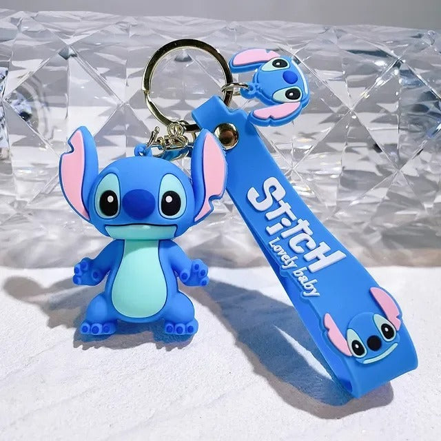 Lilo & Stitch Keychain, Cartoon Keychain, Character Keychain Stitch Angel, Gift Stitch keychain