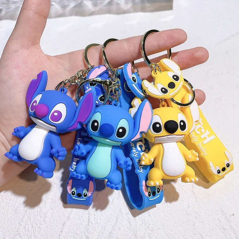 Lilo & Stitch Keychain, Cartoon Keychain, Character Keychain Stitch Angel, Gift Stitch keychain