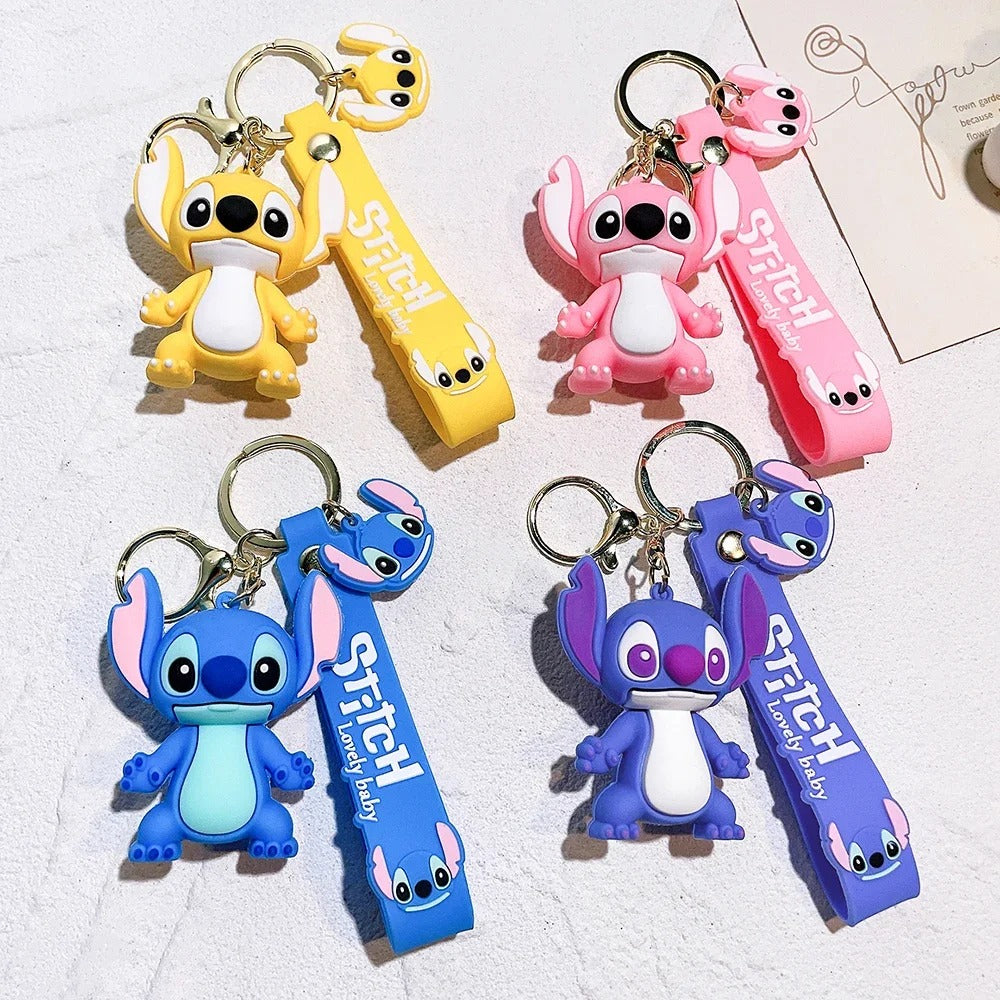 Lilo & Stitch Keychain, Cartoon Keychain, Character Keychain Stitch Angel, Gift Stitch keychain