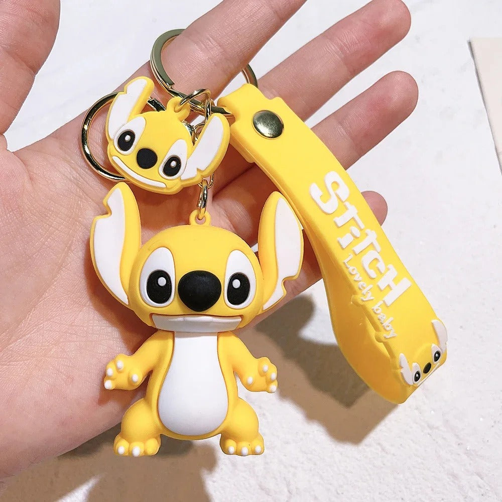 Lilo & Stitch Keychain, Cartoon Keychain, Character Keychain Stitch Angel, Gift Stitch keychain
