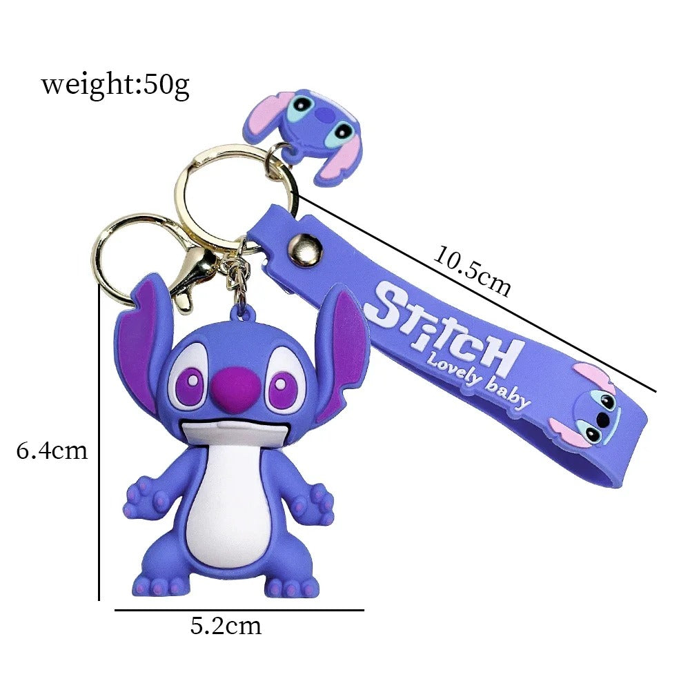 Lilo & Stitch Keychain, Cartoon Keychain, Character Keychain Stitch Angel, Gift Stitch keychain