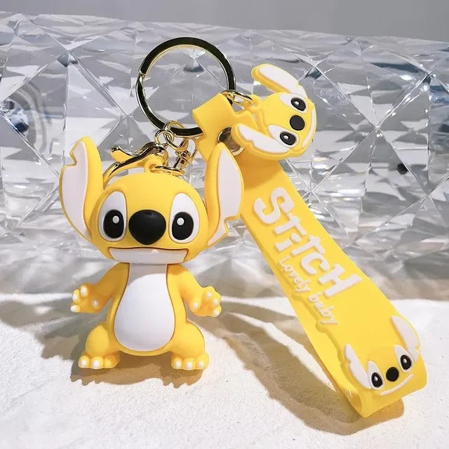Lilo & Stitch Keychain, Cartoon Keychain, Character Keychain Stitch Angel, Gift Stitch keychain