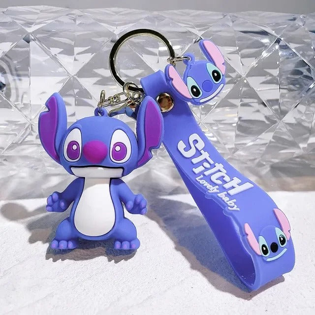 Lilo & Stitch Keychain, Cartoon Keychain, Character Keychain Stitch Angel, Gift Stitch keychain